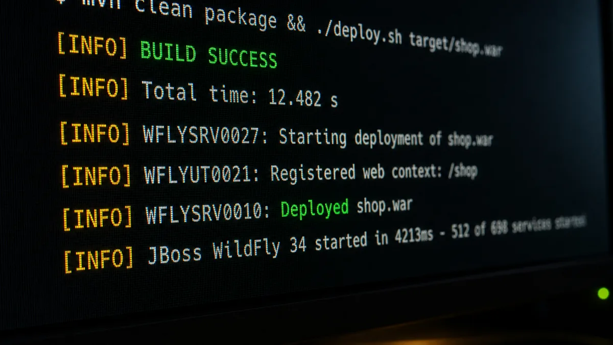 Java EE - Déploiement d'une application Web