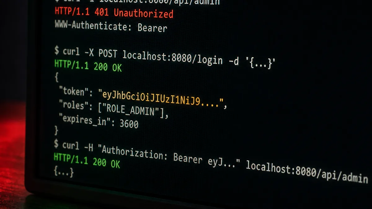 Spring Security - Authentification par jeton